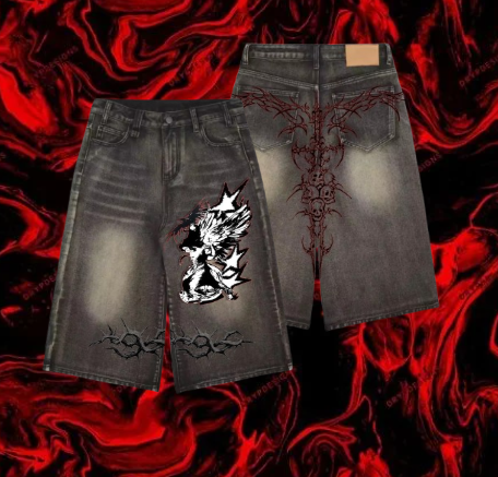 Black Charcoal Cyberpunk Animated Shorts